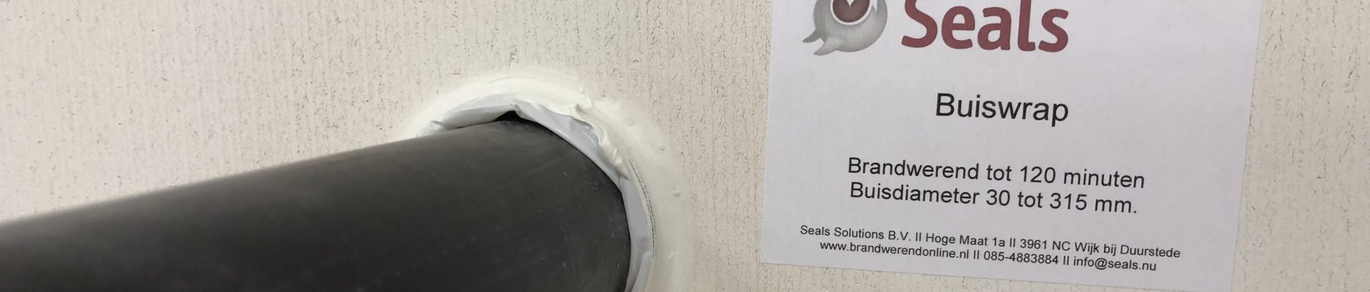 Seals Buiswrap 120 Minuten Diameter 30 tot 315 mm Banner